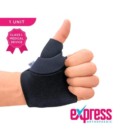 Express Orthopaedic - Medically Approved Carpometacarpal (CMC) Joint Support With Thumb Wrist Compression Strap - 1 UNIT (LARGE - Palm Circ:20-24cm RIGHT) LARGE - Palm Circ:20-24cm RIGHT - Buy Online on GoSupps.com