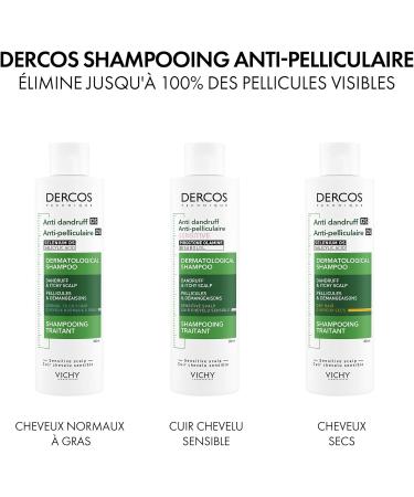 Vichy Dercos Technique DS Treatment Shampoo Anti-Dandruff & Anti-Itch Sensitive Scalp 200 ml - Buy Online on GoSupps.com