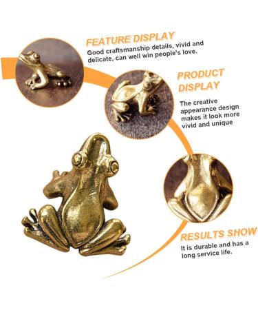 Alipis 1pc Figures Vivid Desktop Delicate Adornment Keychain Frog-designed Tabletop Vintage Pet Tea - Buy Online on GoSupps.com