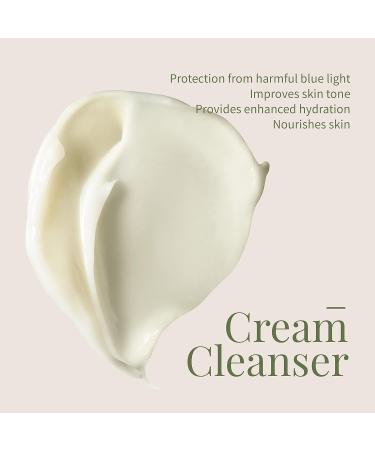 Shop DAVI Cream Cleanser - Hydrating & Anti-Aging Face Wash for All Skin Types | Blue Light Protection | Natural Non-GMO Cruelty-Free | 3 Fl Oz - Buy Online on GoSupps.com