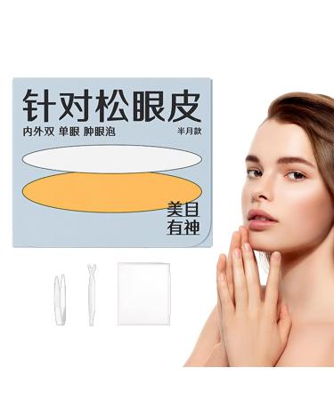 Hooded Eyelid Lifter Strips | Waterproof Invisible Lift Double Eyelid Tape - Professional Eye Lid Contour Stickers for Uneven or Monolids Hooded Droopy Eyelids