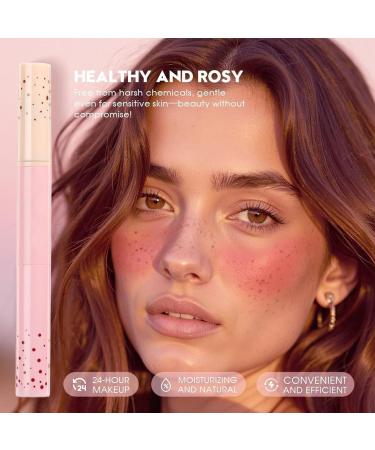  Zibeem Zibeem Faux Freckles Pad - Waterproof Blush Cream Long-Lasting Makeup for Cheeks Girls Women Students Cosplay Party Beach Summer Birthday - Buy Online on GoSupps.com