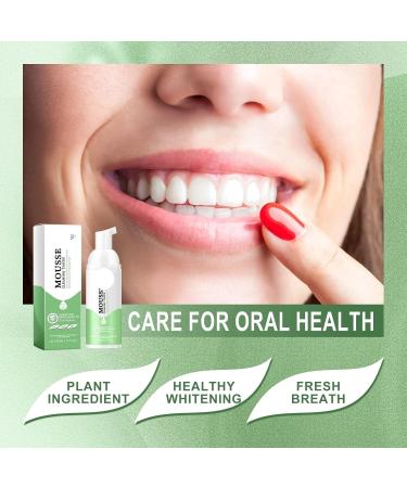 KLYso Portable Press-Type Teeth Whitening Foam Toothpaste - Remove Tartar & Stains Cleanse & Protect Gums Brighten & Whiten Teeth(2PCS) - Buy Online on GoSupps.com