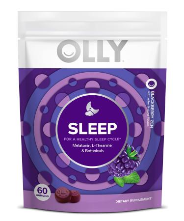 Olly Melatonin Gummy All Natural Flavor and Colors - 60 Gummies