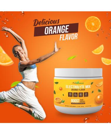 Electrolyte Powder - Refreshing Workout Recovery Electrolytes Sugar Free Gluten Free & Vegan Pure Keto & Paleo Hydration Beverage Immune Boosting Vitamins (198 Grams Orange) Orange 6.98 Ounce (Pack of 1) - Buy Online on GoSupps.com
