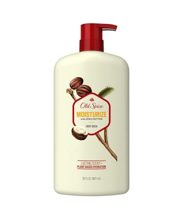 Old Spice Men's Body Wash Moisturize with Shea Butter 30 oz (Pack of 4) - 4 Pack Shea Butter Body Wash 30 fl oz - Buy Online on GoSupps.com