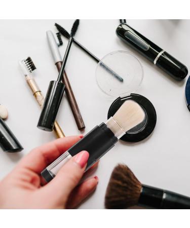DOITOOL Retractable Blush Brush & Refillable Loose Powder Bottle - Portable Liquid Brush for Highlight Contour & Blush Cosmetics - Perfect for Travel - Buy Online on GoSupps.com