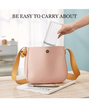 Travel Toothbrush Case Set - Portable Plastic Etui for Camping Hiking & Business Trips (White & Pink) - 2 Pack - Buy Online on GoSupps.com