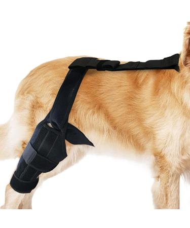 Rear Leg Braces for Small Dogs - Rear Leg Brace | Rear Leg Stabilizer for Small Dogs Neoprene Hip Brace with Adjustable Traction Belt for Cruciate Ligament Injury Joint L right