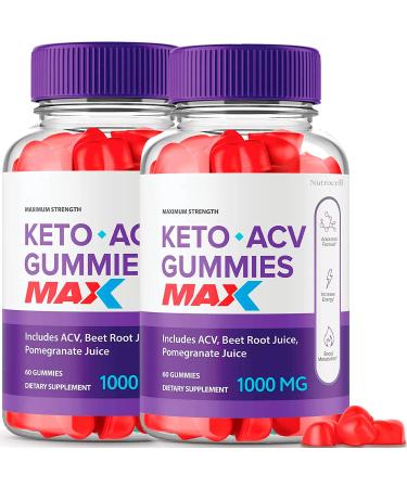 2 Pack Biolife Keto Gummies with ACV, Pomegranate Juice, Beet Root, B12 - Max Strength Formula - 60 Gummies per Pack - Buy Online on GoSupps.com