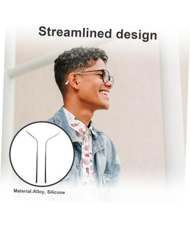 Buy Gleavi 2-Piece Silicone Replacement Glasses Frame Set - Durable Metal Arms & Legs for Easy Repair - International Shipping Available - Buy Online on GoSupps.com