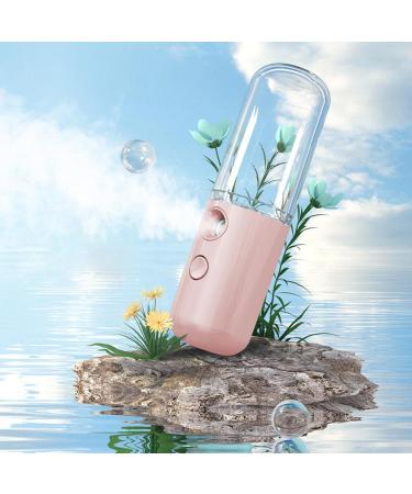Nano FacialHandy Mist Sprayer Hydrating Makeup and Moisturizing Atomization Humidifier for Skin Care (Pink) (Light Pink) - Buy Online on GoSupps.com