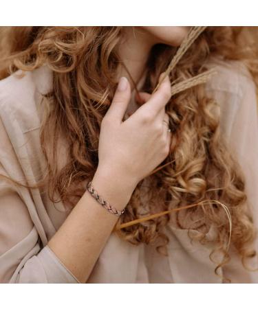 Rainso Elegant Women's Pure Copper Magnetic Therapy Bracelet - Healthy Magnetic Field Wellness Gift - Buy Online on GoSupps.com