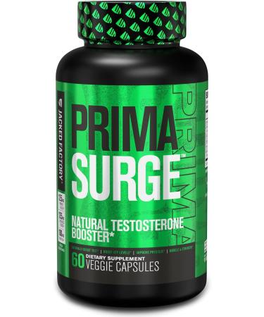 Jacked Factory PRIMASURGE Testosterone Booster for Men - 60 Capsules