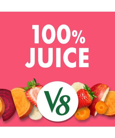 V8 Jus de fraise et de banane 100 % jus de fruits et l gumes - Bo te de 236 ml (lot de 6) Fraise et banane 8 ml (Lot de 6) - Buy Online on GoSupps.com