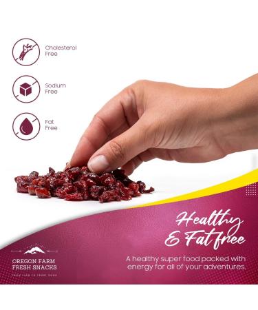Oregon Coast Cranberries - Sweet & Juicy Dried Cranberry Snack - 2lb Pack - Versatile for Salads, Breads, Oatmeal & Muffins - Buy Online on GoSupps.com
