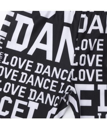 Moily Girls Love Dance Printed Legging Pants - Black&White - Size 10 - Buy Online on GoSupps.com