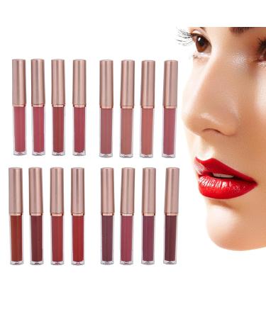 Buy FILFEEL 16pcs Matte Lip Gloss Set - Long Lasting Liquid Lipstick for Women | Rich Color Cosmetics for International Shipping - Buy Online on GoSupps.com