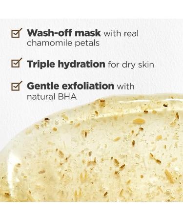 Relief Chamomile Mask | Soothing BHA Petal Mask for Gentle Exfoliation & Hydration | 3.21 fl. oz - International Shipping Available - Buy Online on GoSupps.com