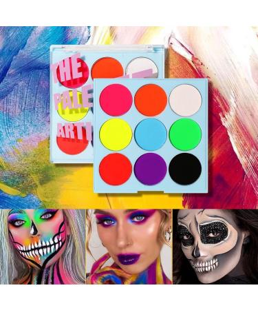 Eyeshadow Palette for Women | Blacklight Eye Shadows with 9 Colors Pigment Eye Shadow Makeup Powder for Face  - Buy Online on GoSupps.com