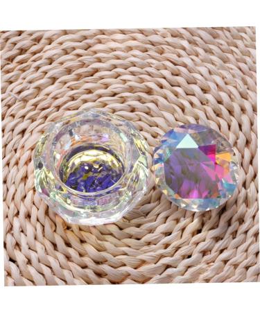 minkissy Crystal Glass Nail Sequin Storage Holder Nails Glass Dish Nail Art Cup Nail Dappen Dish Ring Holder Nail Art Dappen Cup Glass Container Nail Dish Liquid Nail Polish Remover - Buy Online on GoSupps.com