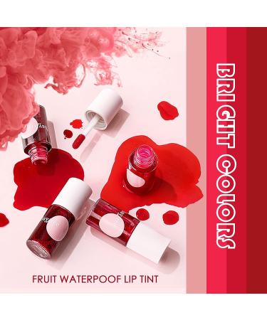 LemonSac 4 Colors Lip Tint Stain Set - Long-lasting Moisturizing Korean Matte Lip Tint - Waterproof Mini Liquid Lipstick Plump Gloss - Non-Sticky Tinta De Labios (4PCS) - Buy Online on GoSupps.com