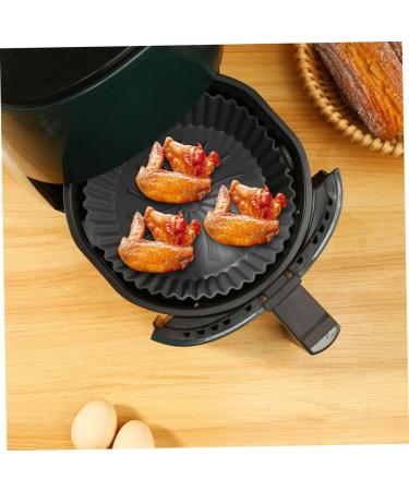 MAGICLULU 2pcs Fryer Silicone Bakeware Air Fryers Silicone Mat for Air Fryer Basket Silicone Air Fryer Mat Greyx2pcs 20X19.5X6CMx2pcs - Buy Online on GoSupps.com