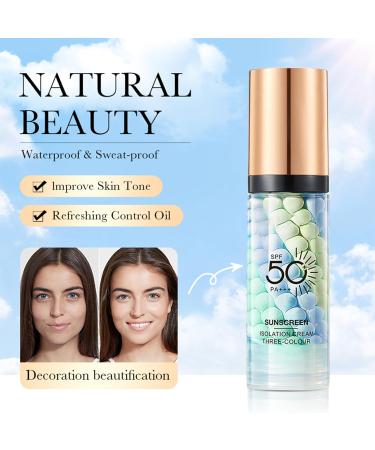 Hydrating Face Primer Makeup SPF 50 - Colour Corrector, Waterproof, Long Lasting - UVA & UVB Protection - Buy Online on GoSupps.com