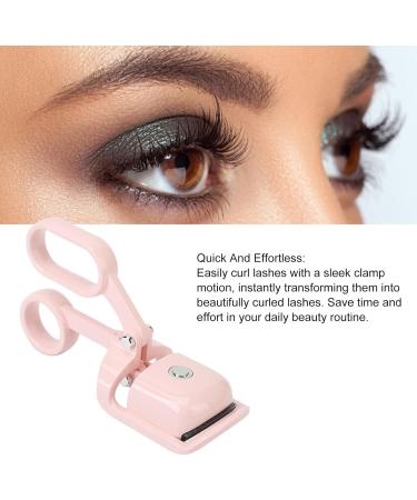 Qukaim Heated Lash Curler Heated Eyelash Curler Electric Mini Lash Curler with 3 Gears Temperature Control Portable USB Pink - Buy Online on GoSupps.com