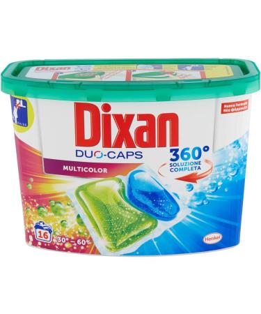 Henkel IT (Detergenza) Dixan Duo caps 16 pieces multicolored - Buy Online on GoSupps.com