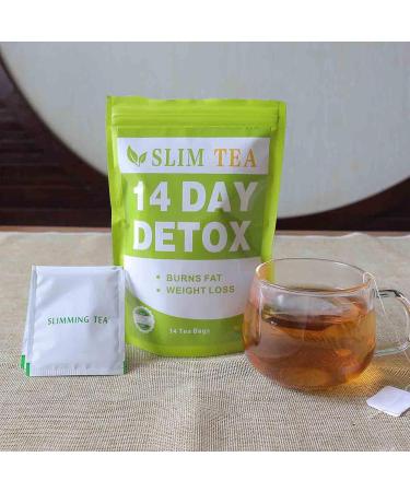 14-Day Detox Tea for Weight Loss | 3-Piece Slimming Tea Set | Boost Digestion & Reduce Fat - Buy Online on GoSupps.com
