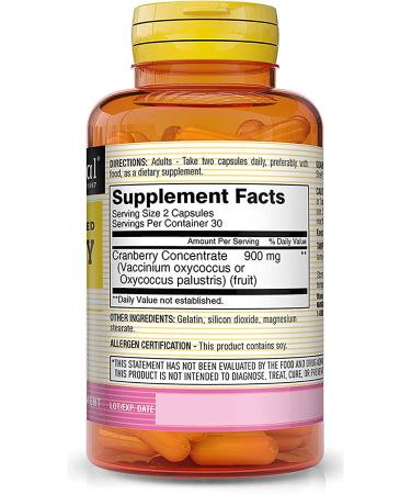 Mason Natural Cranberry Extract 60 Capsules - Highly Concentrated Formula for Urinary Health - Buy Online on GoSupps.com