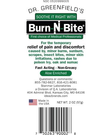 Buy Burn-N-Bite Topical First Aid Treatment - 2 Ounce | Fast International Shipping - Buy Online on GoSupps.com
