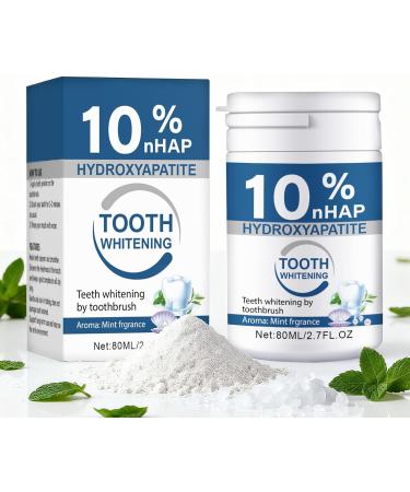 Microcrystalline Nano-Hydroxyapatite Powder 10% Nano-Hydroxyapatite Tooth Powder Toothpaste Powders 80G 1 Box - Buy Online on GoSupps.com