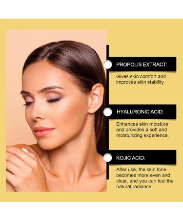 Honey Glow Propolis Serum - with Niacinamide for Hydration, Anti-Aging and Soothing Sensitive Skin, Face Serum (1 fl oz) - Buy Online on GoSupps.com