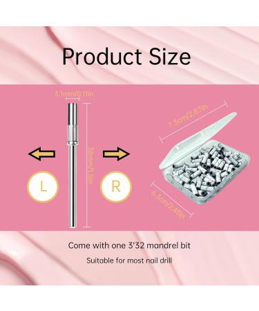 Sanding Bands for Nail Drill - 100 pcs 180 Grits Mandrel Bit Included | Essential Nail Tech Accessories - Buy Online on GoSupps.com