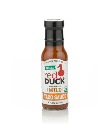 Red Duck Approachably Mild Organic Taco Sauce - Gluten-Free, All Natural (Mild, 8 fl. oz.)