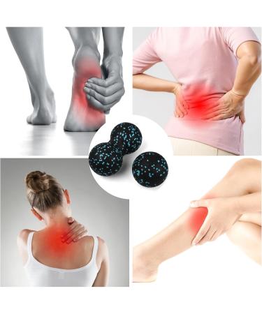 Xzeemo Fascia Ball Set - Single & Double Massage Balls for Trigger Point Release | Relieve Pain & Enhance Fascia Training - Light Blue - Buy Online on GoSupps.com