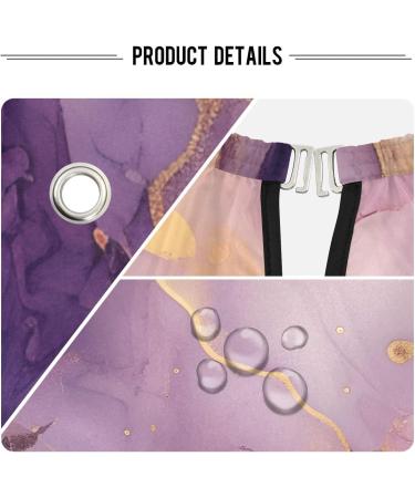 Shop Waterproof Barber Cape - Purple Marble & Cheetah Haircut Bib for Men | Unisex Hair Cutting Cape for Professional Hairdressers - Buy Online on GoSupps.com