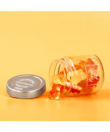 naschlabor Nerve-shaped gummy bears 120g for work students or everyday life in a handy storage jar a great gift for students - Buy Online on GoSupps.com