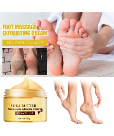 Foot Massage Exfoliating Foot Care Moisturizing Anti Dry And Peeling Chapped Foot Clean And Delicate Foot Shea Butter Natural Extract Athletes Foot (A One Size) 1 count (Pack of 1) A - Buy Online on GoSupps.com