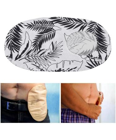 Washable Colostomy Bag Covers | Soft Breathable Stoma Covers - Leaf Pattern Protection for International Shipping - Buy Online on GoSupps.com