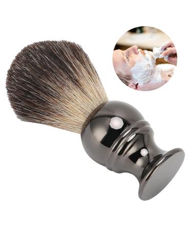 Ankroyu Men's Shaving Brush - Portable Stainless Steel Handle Beard & Facial Cleaning Tool - Perfect for Travel & Salon Use - Buy Online on GoSupps.com