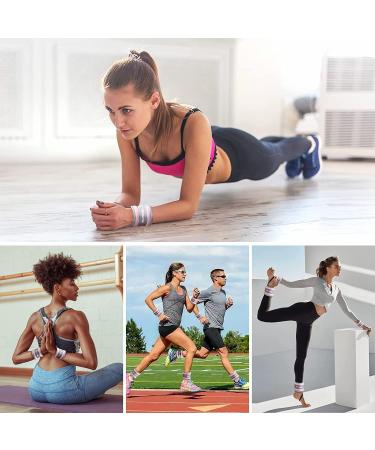 Tezewa Wearable Ankle Weights 2 x 0.5kg - Adjustable Foot & Arm Cuffs for Walking Running Yoga & Workouts | Enhance Training & Gymnastics - Buy Online on GoSupps.com