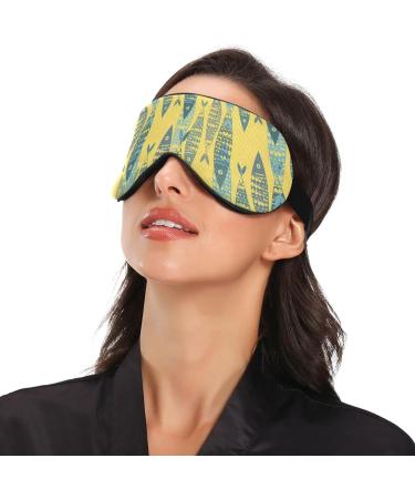 Haskirky Light Blocking Eye Mask for Adults - Breathable & Adjustable Sleep Mask for Travel, Yoga, Meditation - Cartoon Fish Design - Buy Online on GoSupps.com