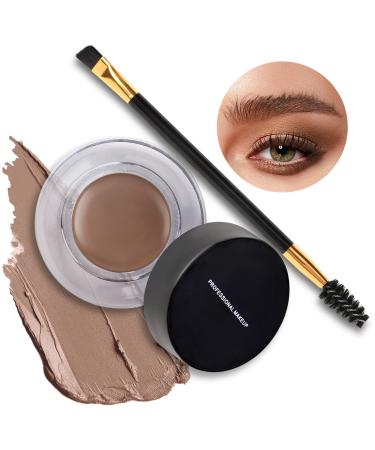 BOOBEES eyebrow pomade waterproof eyebrow cream eyebrow kit makeup natural eyebrow makeup including a double-head-eye brow brush caramel - Buy Online on GoSupps.com