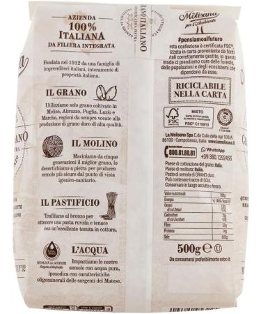  Italian Gourmet E.R. La Molisana Mezzi Rigatoni No. 32 Pasta Lenta Lavorazione Bronze Modelling Clay 500 g + Pulpa Gourmet Italian 400 g Pack of 20 - Buy Online on GoSupps.com