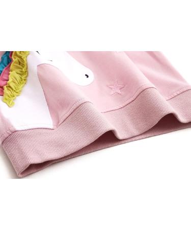Girls Unicorn Sweatshirt - Cotton Long Sleeve Top for Kids 7-8 Years - Toddler Casual Jumper Shirt - Age 1-12 Years - Toddler Clothes Pullover - Buy Online on GoSupps.com