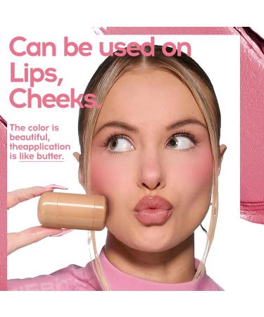  Zynewa 2 Pack Blusher Pencil Pocket Multi Purpose Makeup Cream Jelly Makeup Pencil - Durable Watercolor Finish - Moisturizing & Clear Face Cheek Lip Eye (#03) - Buy Online on GoSupps.com