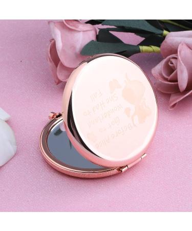 FEELMEM Cartoon Compact Mirror - Alice Inspired Gift Before Alice Got to Wonderland (Before Alice-Mirror) - Buy Online on GoSupps.com